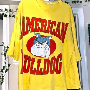 Large Yellow and Red Tee Shirt